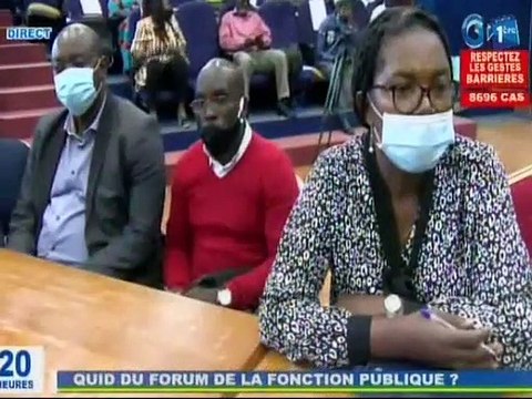 RTG - Cérémonie de clôture du forum de la fonction publique présidée par le ministre en charge de la fonction publique