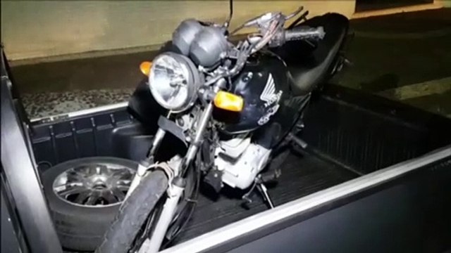 Colisão entre motos deixa homem ferido na Rua Pio XII, no Centro