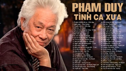 Tình Khúc PHẠM DUY - 1977 Tình Ca Xưa Phòng Trà Hải Ngoại Sang Trọng Bất Hủ Một Thời