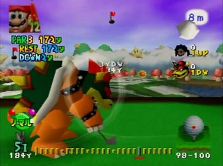 マリオゴルフ64 プラムでクッパと戦ってみた inマリオスター 後編