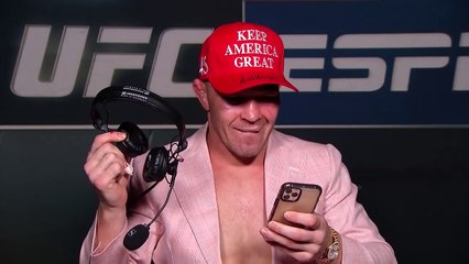 Colby Covington gets a call from President Trump after his victory vs. Tyron Woodley - ESPN MMA