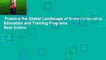 Framing the Global Landscape of Entrepreneurship Education and Training Programs  Best Sellers