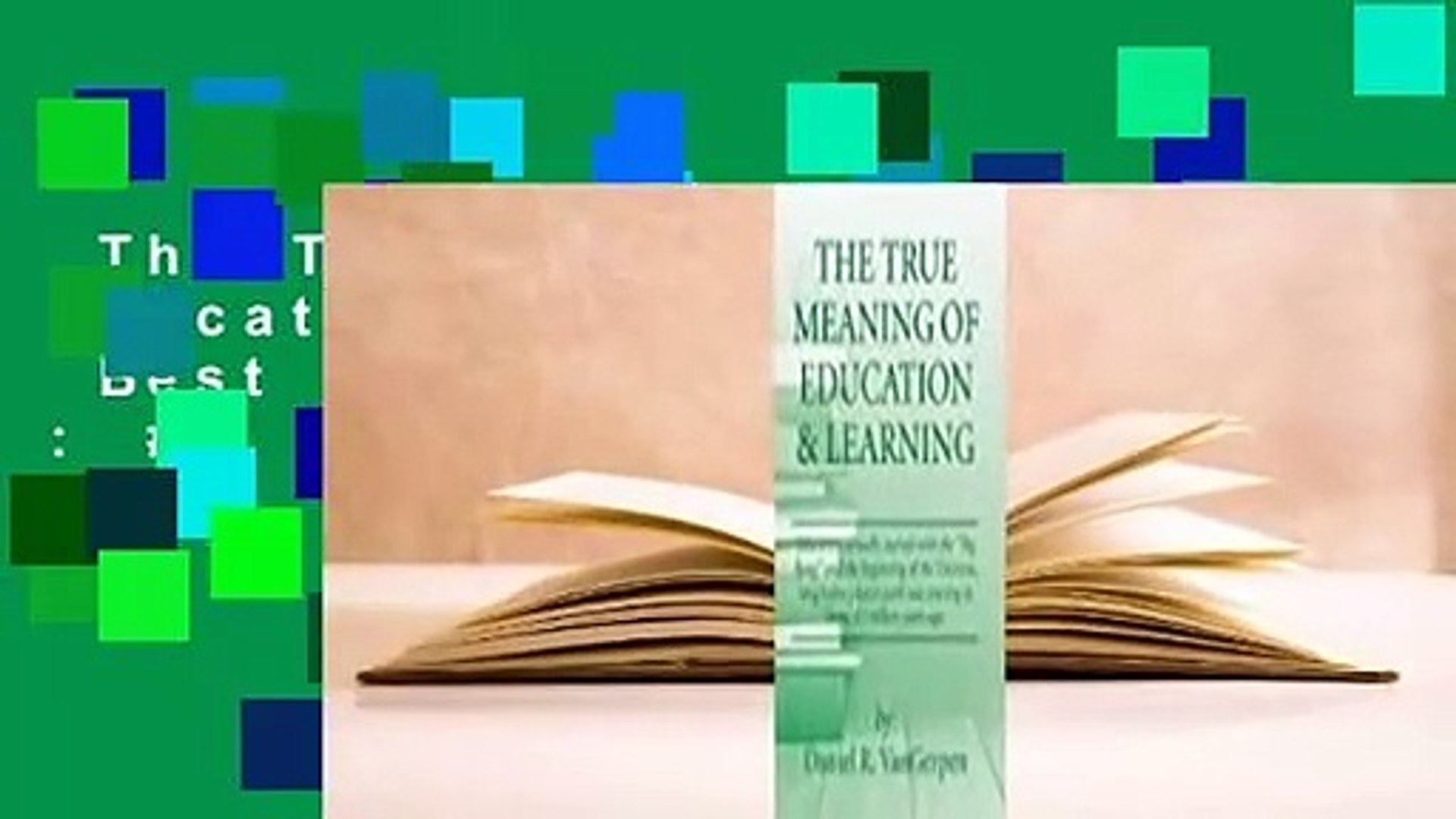 ⁣The True Meaning of Education & Learning  Best Sellers Rank : #3