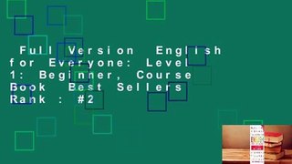 Full Version  English for Everyone: Level 1: Beginner, Course Book  Best Sellers Rank : #2