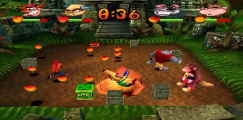 Crash Bash - Jungle Bash Green Gem - PLAYSTATION SONY