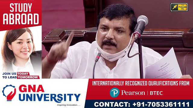 ਸੰਜੇ ਸਿੰਘ ਨੇ ਸੰਸਦ 'ਚ ਕੱਢੀ ਭੜਾਸ Sanjay Singh Stand for farmers | The Punjab TV