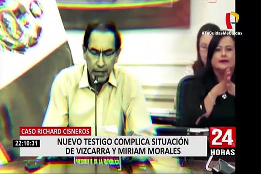 Caso Richard Cisneros: Nuevos testigos complicarían situación de presidente Vizcarra y Miriam Morales