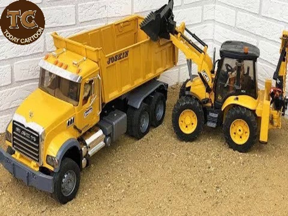 Bruder RC Construction JCB Backhoe Tractor Excavator, Dump Truck, Bulldozer Video For RC fans