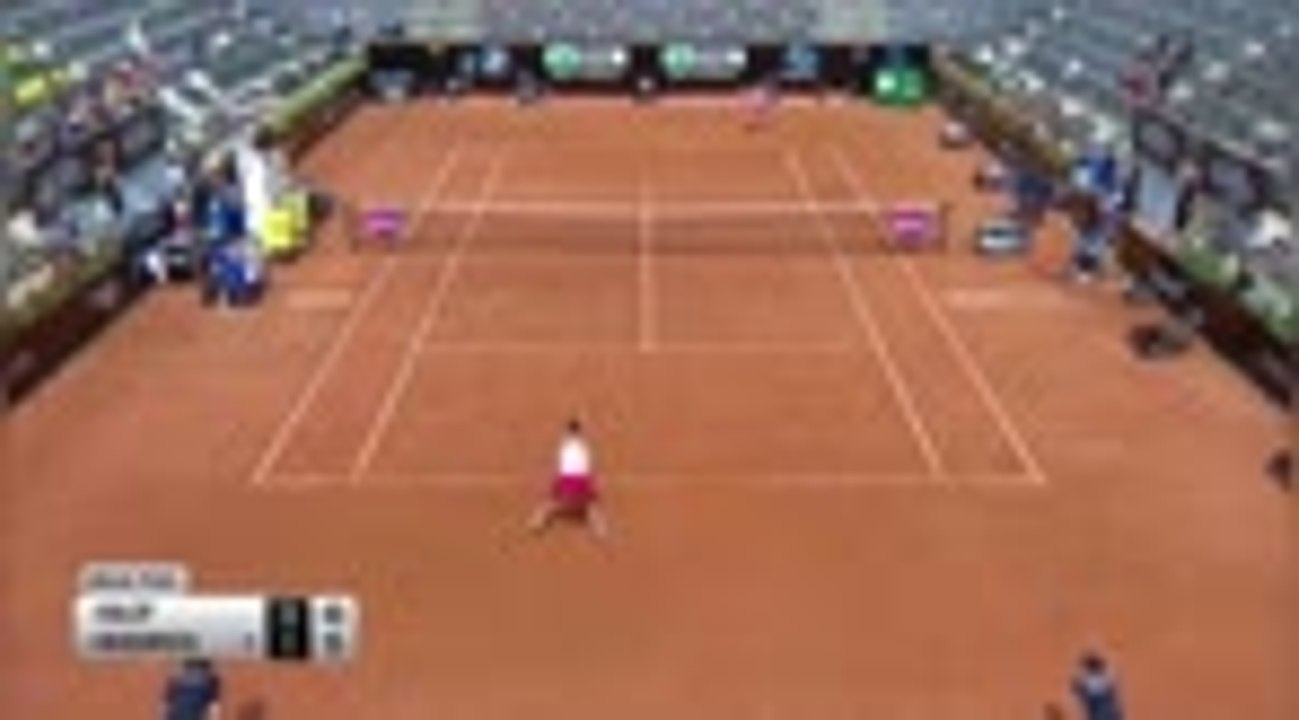 Halep beats spirited Muguruza to reach Rome final