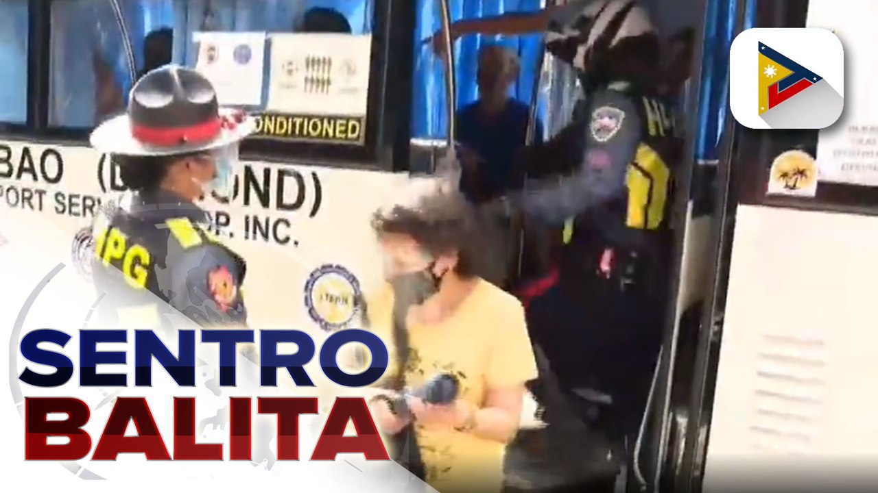 #SentroBalita | Physical distancing sa mga jeep, ininspeksyon ng PNP-HPG; ilang jeepney drivers, nanawagan na pairalin na lamang ang 50% capacity