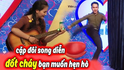 Nàng Đệm Đàn Chàng Múa Võ CẶP ĐÔI HỢP NHAU KHÔNG TƯỞNG Đốt Cháy Bạn Muốn Hẹn Hò | Cực Độc Cực Hay