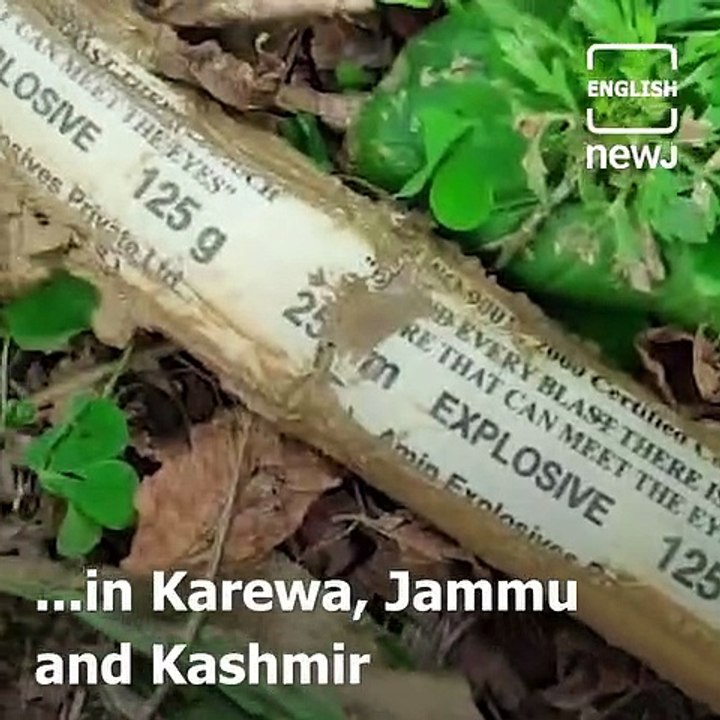 Army found over 52 kg of explosives buried under a water tank