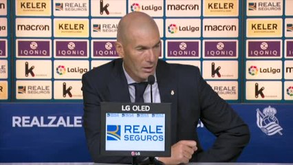 Zidane: "Nos ha faltado claramente el gol"