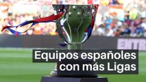 Equipos españoles con más ligas