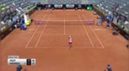Rome - Halep s'en sort contre Muguruza