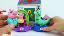 Best Toy Learning Videos for Toddlers - Peppa Pig goes to the Zoo and Magic Microwave Cars Gumballs
