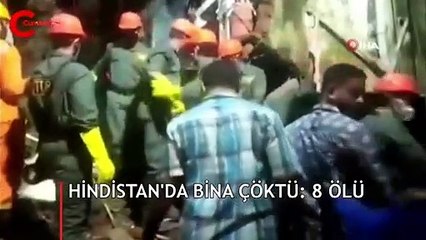 Hindistan'da bina çöktü: 8 ölü