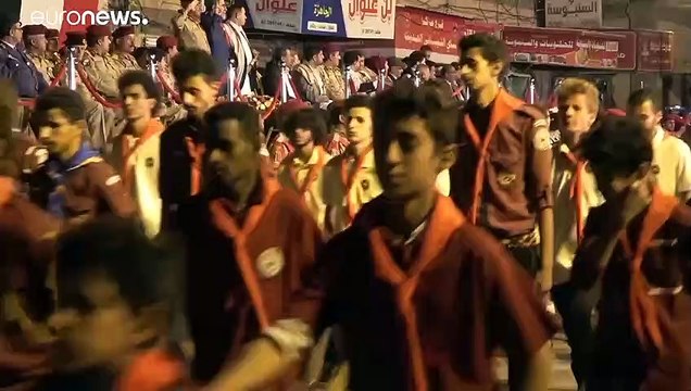 شاهد: الحوثيون يحتفلون بالذكرى السادسة للسيطرة على صنعاء