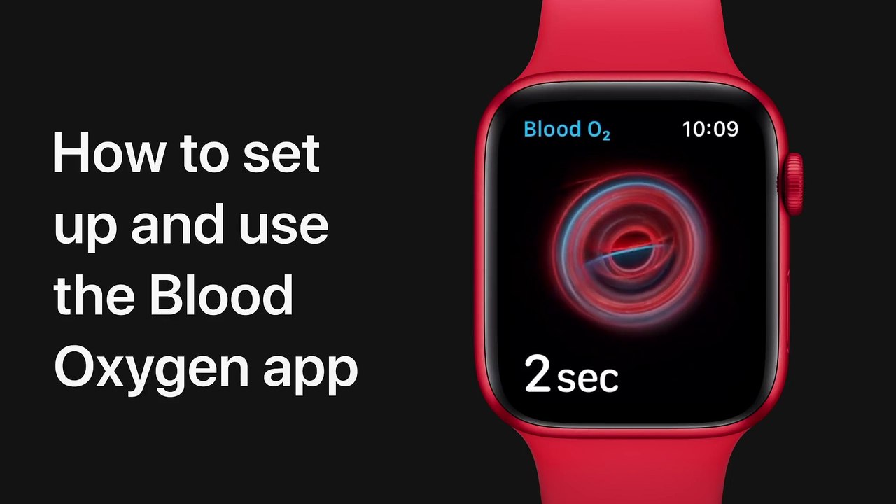 Comment configurer et utiliser l'application Blood Oxygen sur l'Apple Watch — Apple Support