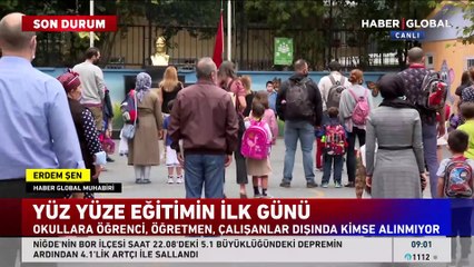 Anaokulu ve birinci sınıflar için ilk ders zili çaldı