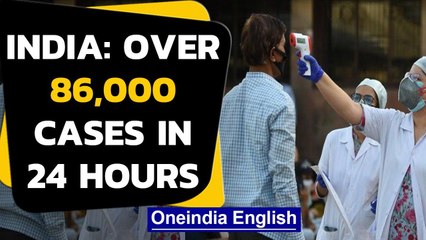 Télécharger la video: Coronavirus: India's Covid tally past 54 lakh with over 86 lakh cases reported in 24 hours|Oneindia