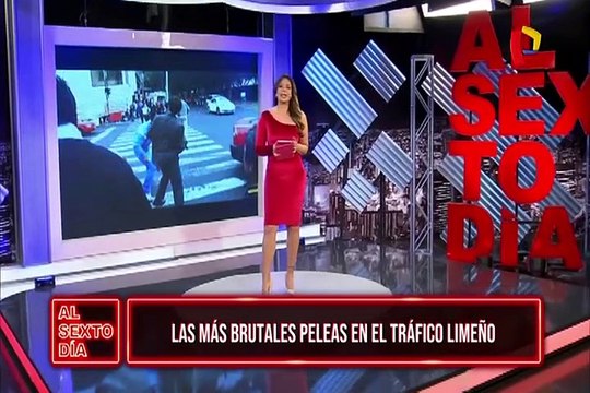 Brutales peleas en el tráfico limeño