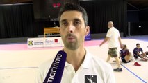 Le coach d'Istres Provence Volley André Sa après le Trophée Femina