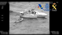 Dos detenidos tras interceptar un velero con 200 kilos de hachís