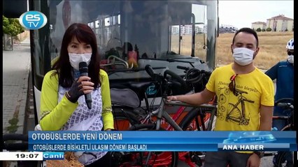 Otobüslerde bisikletli ulaşım dönemi başladı