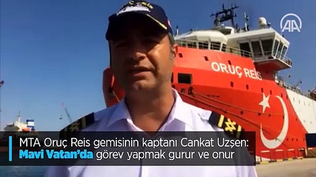 MTA Oruç Reis gemisinin kaptanı Cankat Uzşen: Mavi Vatan'da görev yapmak gurur ve onur