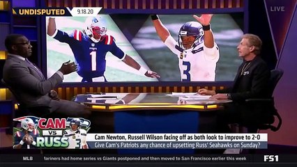 Скачать видео: UNDISPUTED Skip Bayless Excited Cam Newton, Wilson facing off as both look to improve to 2-0