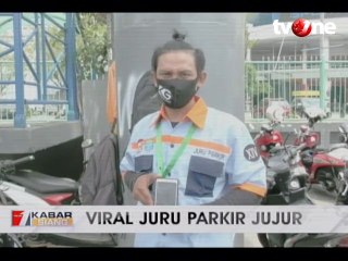 Kembalikan Uang Rp24 Juta, Juru Parkir Jujur Viral di Medsos