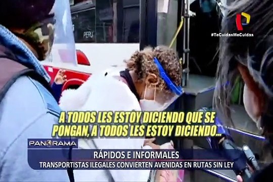 Rápidos e informales: transportistas ilegales convierten avenidas en rutas sin ley