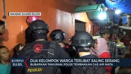 Bubarkan Tawuran, Polisi Tembakkan Gas Air Mata