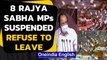 Rajya Sabha: 8 MPs suspended over unruly behaviour during passage of farm bills, refuse to leave