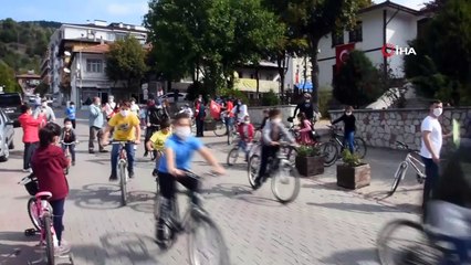 Bisikletseverler, ‘Avrupa Hareketlilik Haftası’ için pedal çevirdi