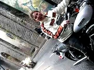 Parade des pilotes 2007: les  harleys