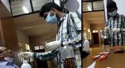 कोरोना टेस्ट का टारगेट पूरा करने के लिए डॉक्टर ने दिए अपने ही 15 सैंपल, फर्जीवाड़े का वीडियो वायरल