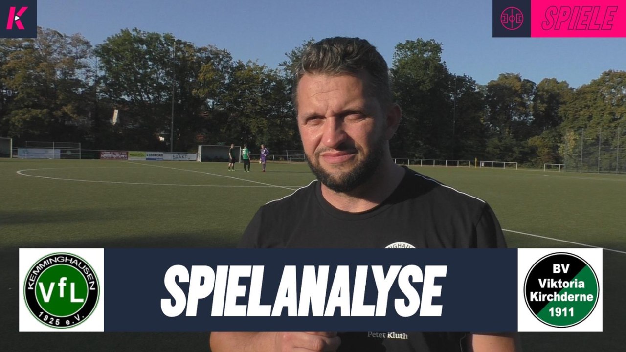 Die Spielanalyse | VFL Kemminghausen - BV Viktoria Kirchderne (Bezirksliga Staffel 09)