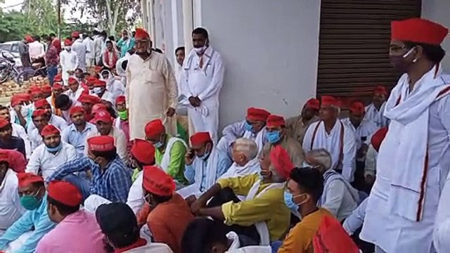 सपाइयों ने भाजपा के खिलाफ किया प्रदर्शन