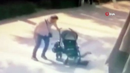 Küçük çocuğuna şiddet uygulayan baba gözaltına alındı