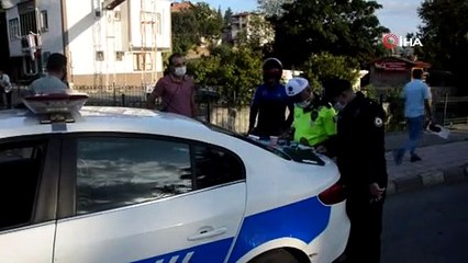TOKAT'TA MOTOSİKLET SÜRÜCÜLERİNE CEZA YAĞDI