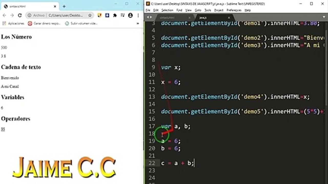 CLASE JAVASCRIPT SINTAXIS