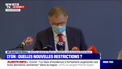 Covid en Auvergne-Rhône-Alpes: le directeur de l'ARS Auvergne-Rhône-Alpes note une "tension du système de soin"