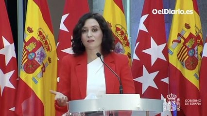 Ayuso: "Le ruego al Gobierno que trabajemos en hacer test en el aeropuerto de Barajas"