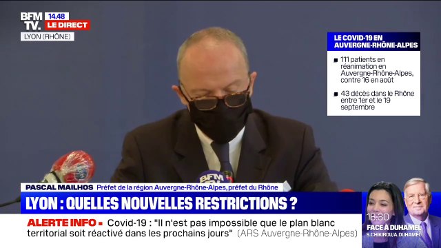 Covid à Lyon: déclaration en préfecture des rassemblements de plus de 10 personnes, les rassemblements de plus de 1000 personnes interdits