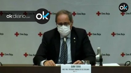 El xenófobo Quim Torra anuncia que controlará la llegada de madrileños a aeropuertos y estaciones