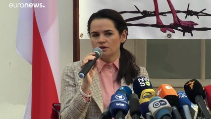 Svetlana Tikhanovskaïa à Bruxelles pour réclamer le soutien de l'UE