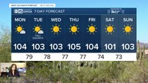 Temperatures in the low 100s all week