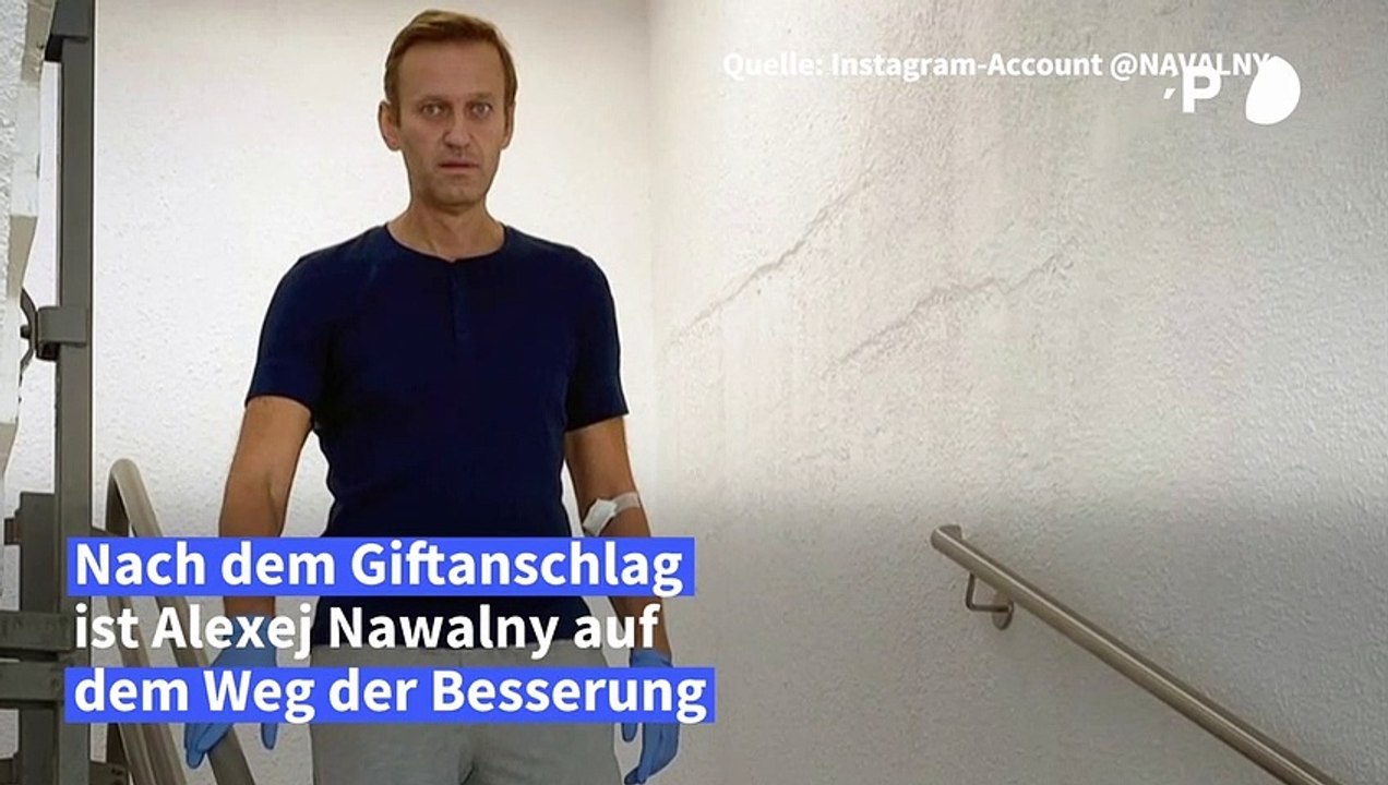 Nawalny auf dem Weg der Besserung